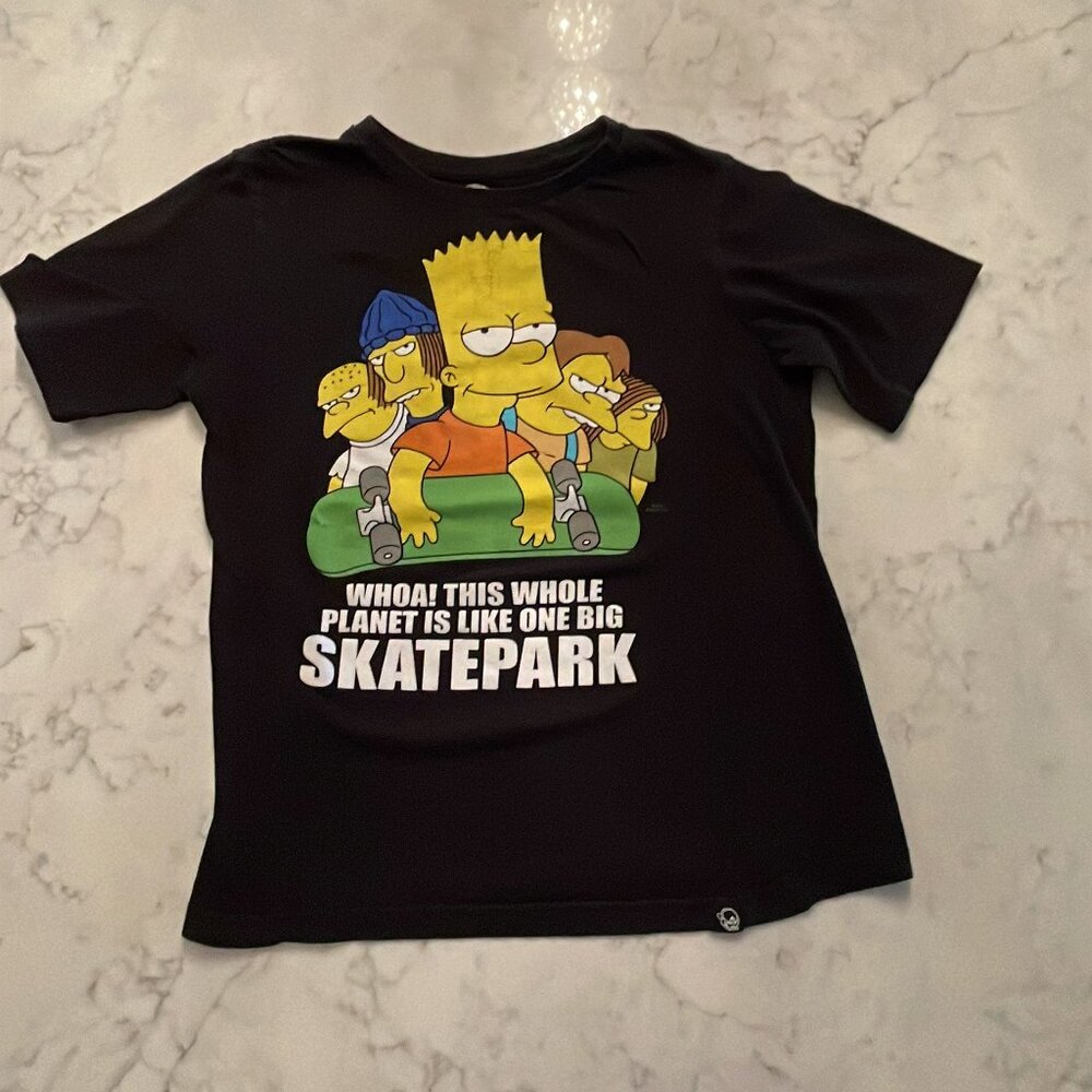 Simpsons T-Shirt Size L Youth (14) - Bart Simpson